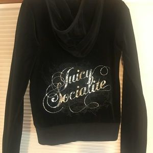 Juicy couture zip up sweatshirt